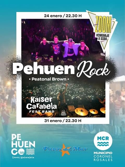 Pehuen Co vibra al ritmo del Pehuen Rock este verano