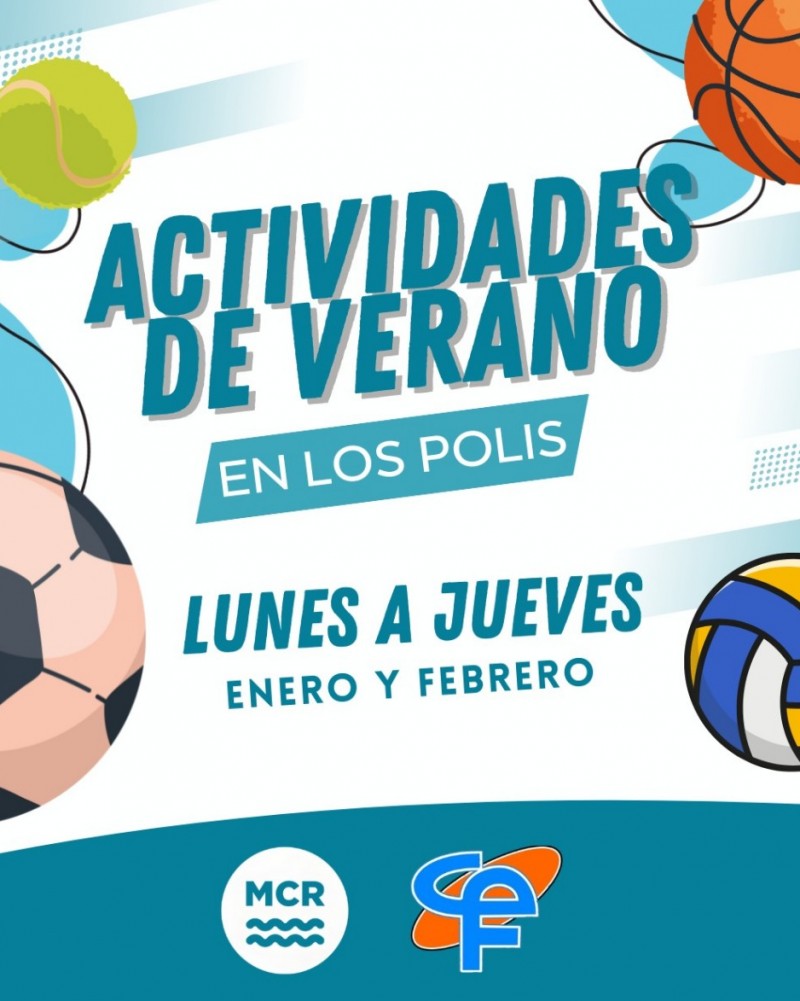 Actividades deportivas gratuitas en los Polideportivos Municipales durante el verano