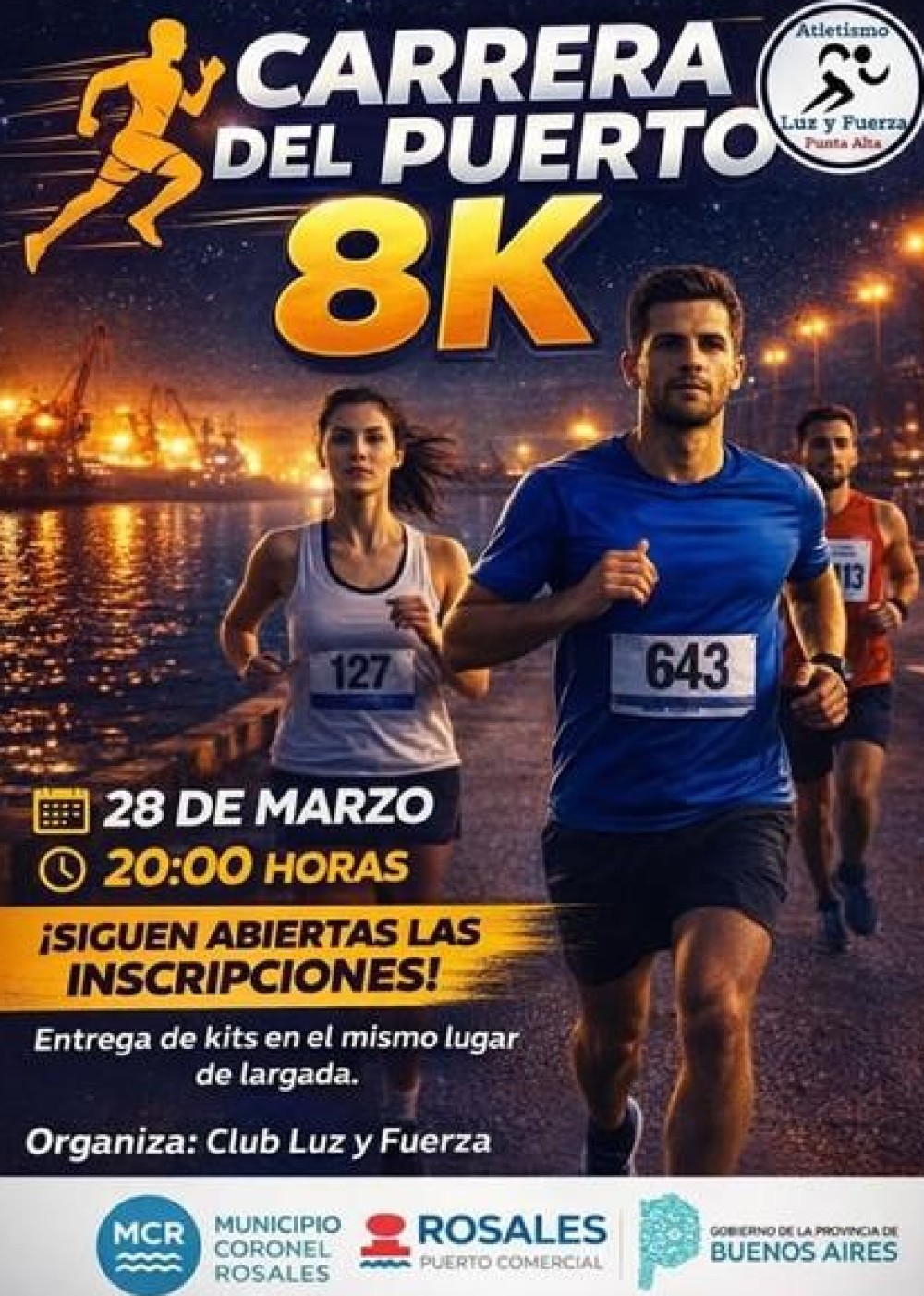 Vuelve la emoci&oacute;n nocturna: se corre la Carrera en Puerto Rosales