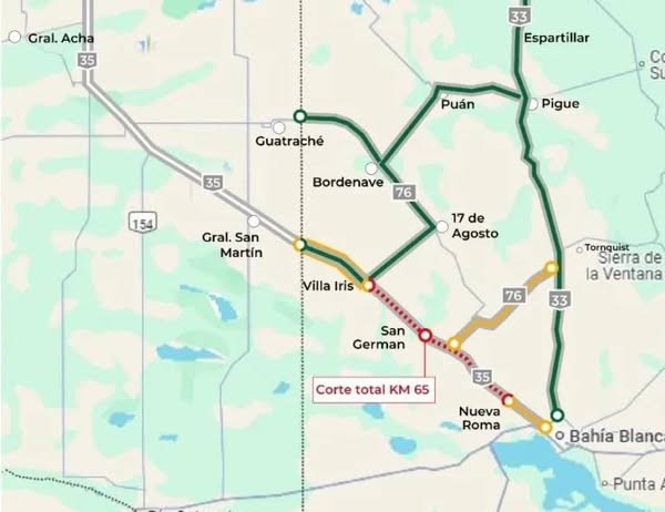 Estado de las rutas luego de la tormenta