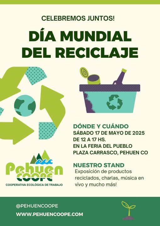 Dia mundial del Reciclado en Pehuen