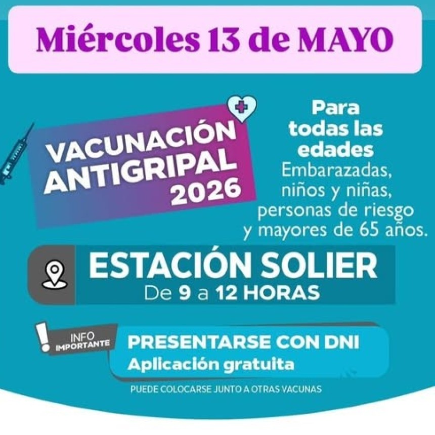El Municipio realizar&aacute; jornadas de vacunaci&oacute;n en Punta Alta y Pehuen Co 