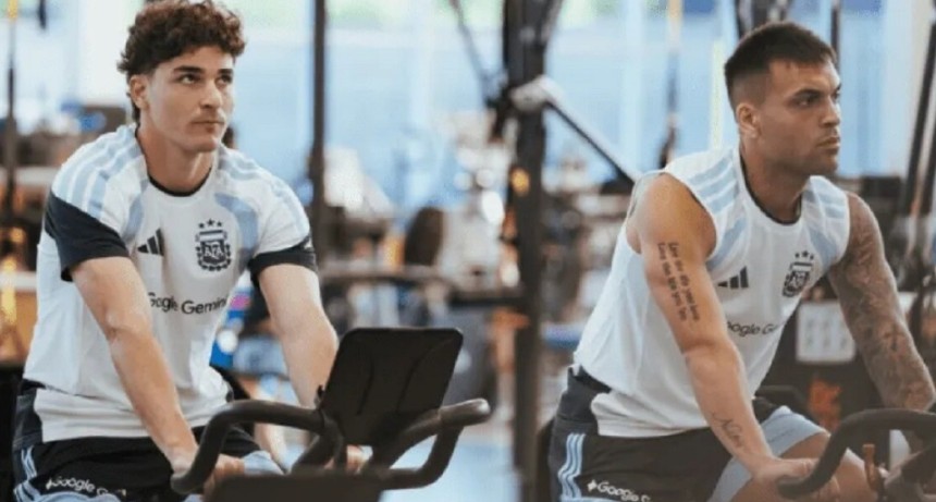 Primer entrenamiento de la Selecci&oacute;n rumbo al Mundial: gimnasio y pelota en Kansas City
