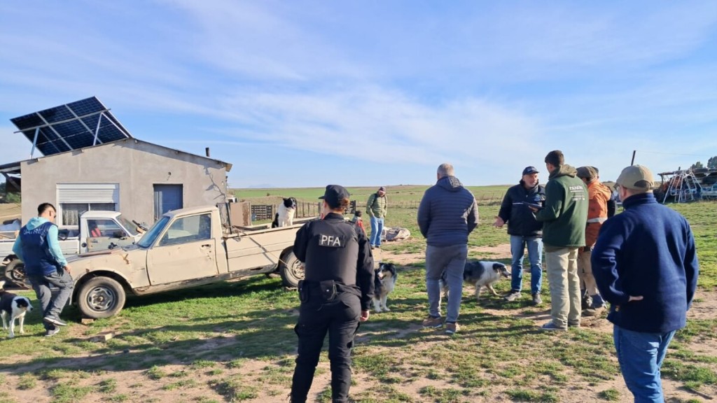 Hallan serias irregularidades laborales en un allanamiento en un campo bahiense