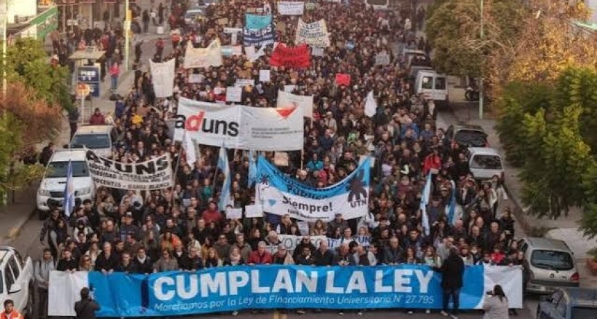 Paro universitario: docentes y no docentes de la UNS adhieren a la medida nacional