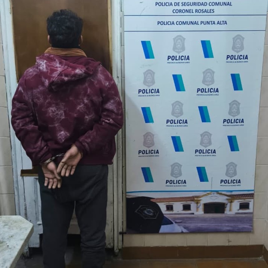 ALLANARON UNA VIVIENDA EN PUNTA ALTA Y DETUVIERON A UN JOVEN DE 25 A&Ntilde;OS POR ROBO AGRAVADO
