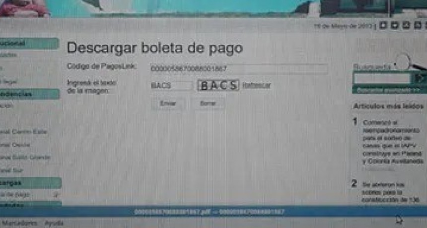 El Municipio entrega boletas de pago a adjudicatarios de viviendas sociales