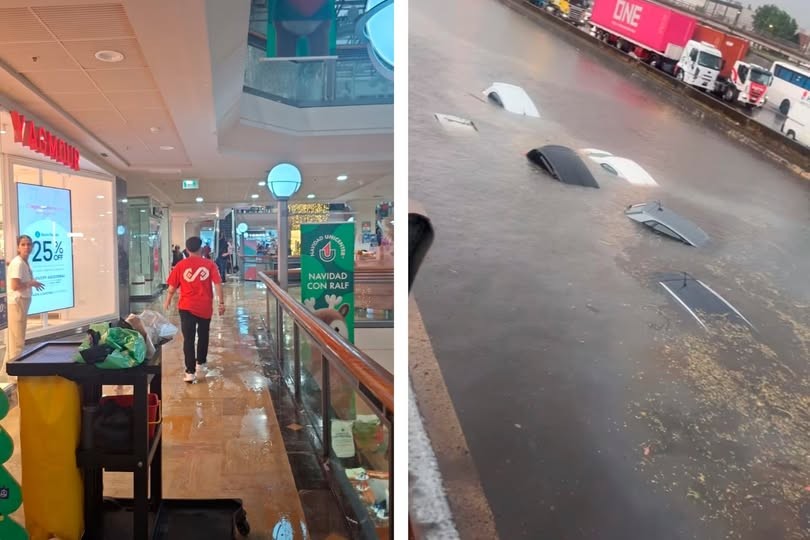 Imagenes impactantes del sorpresivo temporal en el AMBA