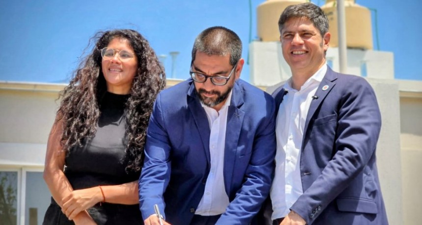 Se firmó el convenio para la construcción del sistema cloacal en el barrio Gaudi