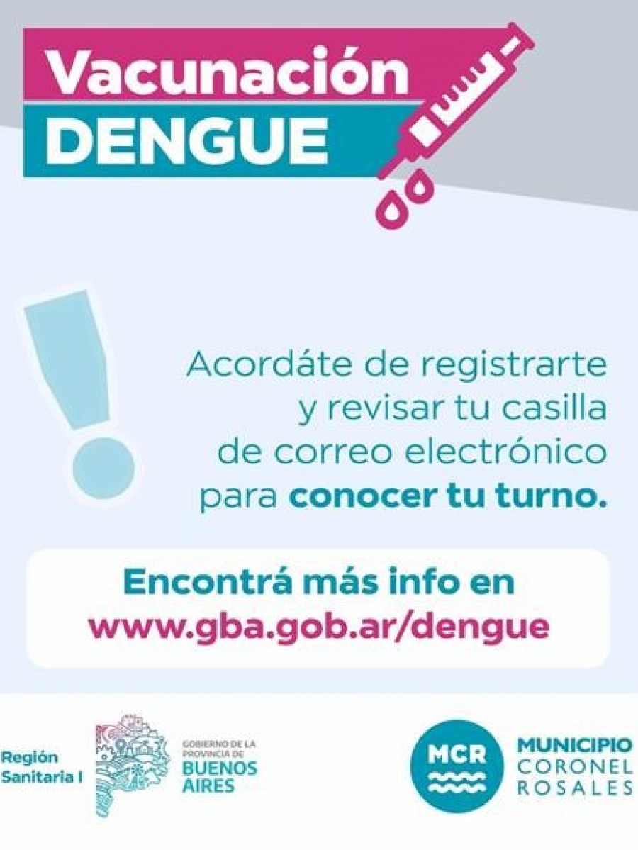 La Provincia amplía la Campaña de Vacunación contra el Dengue