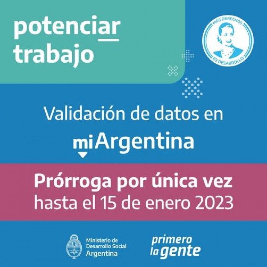 Ministerio de Desarrollo Social de la Naci&oacute;n est&aacute; con Leonardo Moyano y Victoria Tolosa Paz.