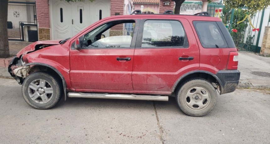 TENIA PROHIBICION DE CIRCULAR Y CHOCO