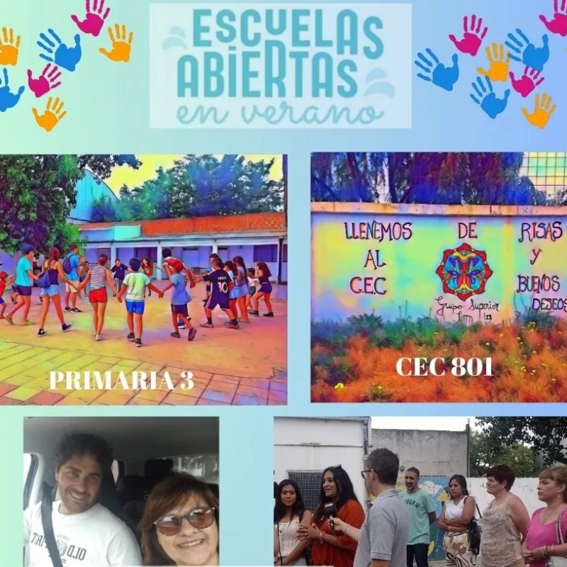 Hoy inici&oacute; en toda la Provincia "Escuelas Abiertas en Verano".  