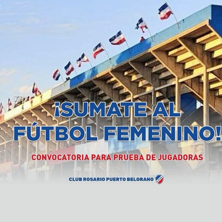 Club Rosario Puerto Belgrano prueba jugadoras