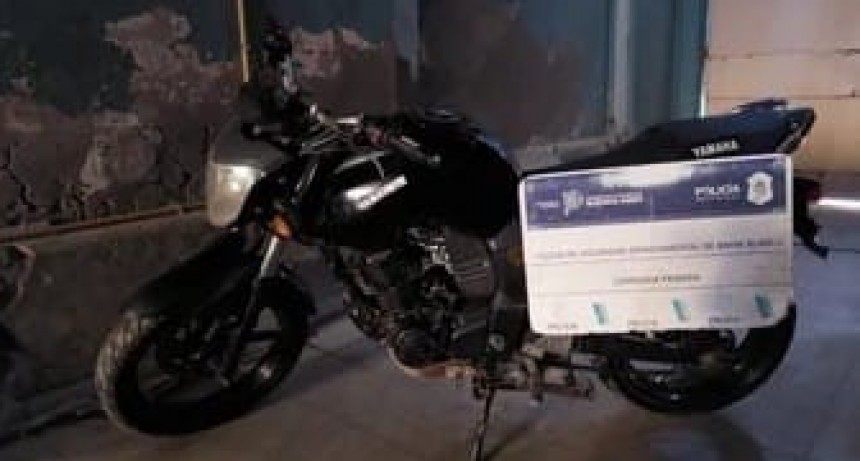 Aprendido: Circulaba con una moto que hab&iacute;a sido robada en Punta Alta