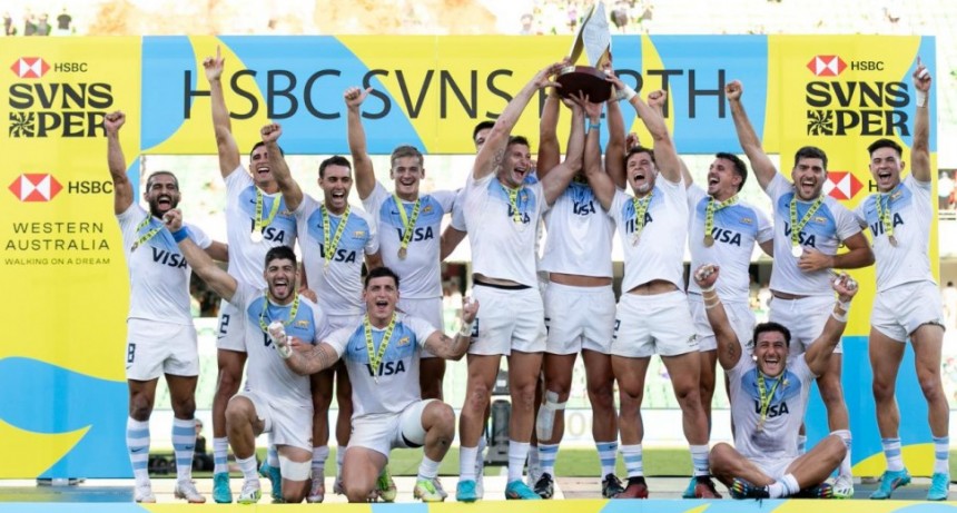 Los Pumas 7s dieron otra exhibici&oacute;n y se consagraron campeones en Perth