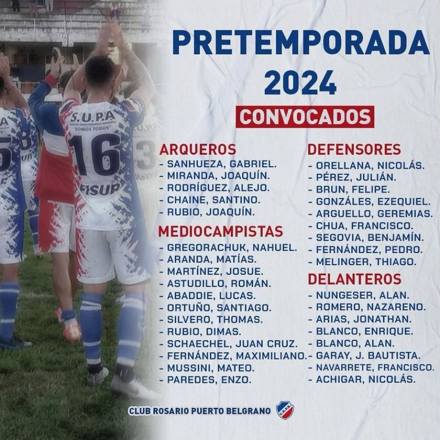 Importantes Refuerzos de Rosario Puerto Belgrano para regresar a primera