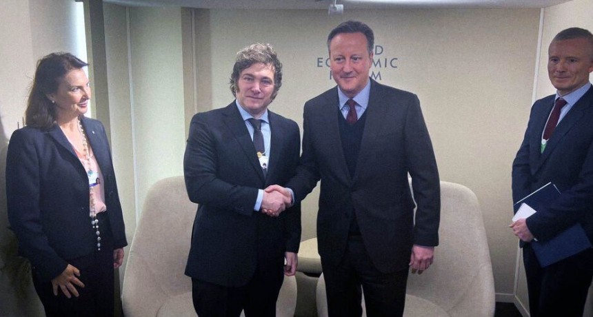 La prensa brit&aacute;nica informa que Cameron tiene un esquema para que Milei se olvide de Malvinas