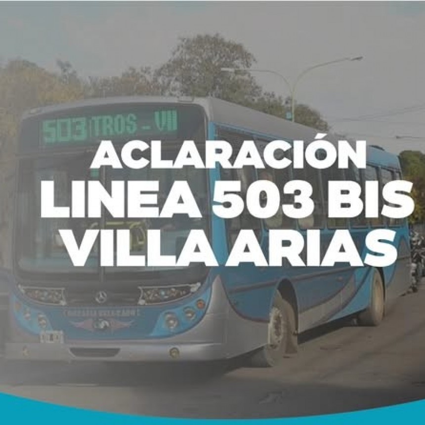 Aristmu&ntilde;o aclara sobre ingreso de la linea 503 Bis a la Base Naval.