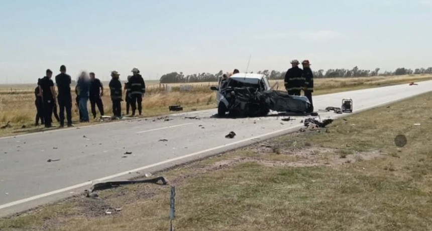 Una persona fallecida y dos heridos de gravedad tras un choque en la ruta 3 vieja
