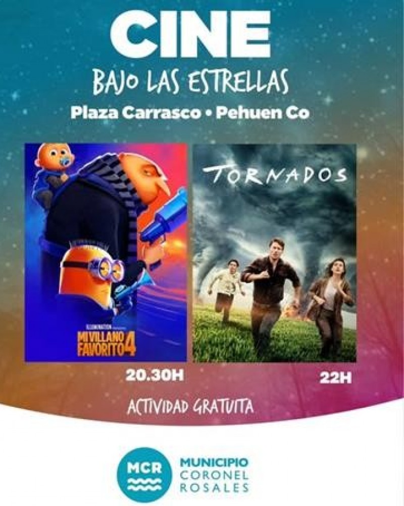 Cine Bajo las Estrellas en Pehuen