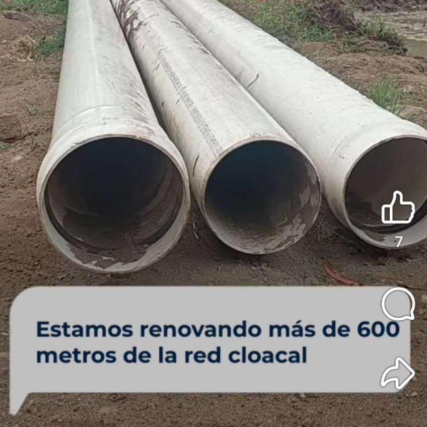 ABSA:Primera etapa de recambio de colectores cloacales