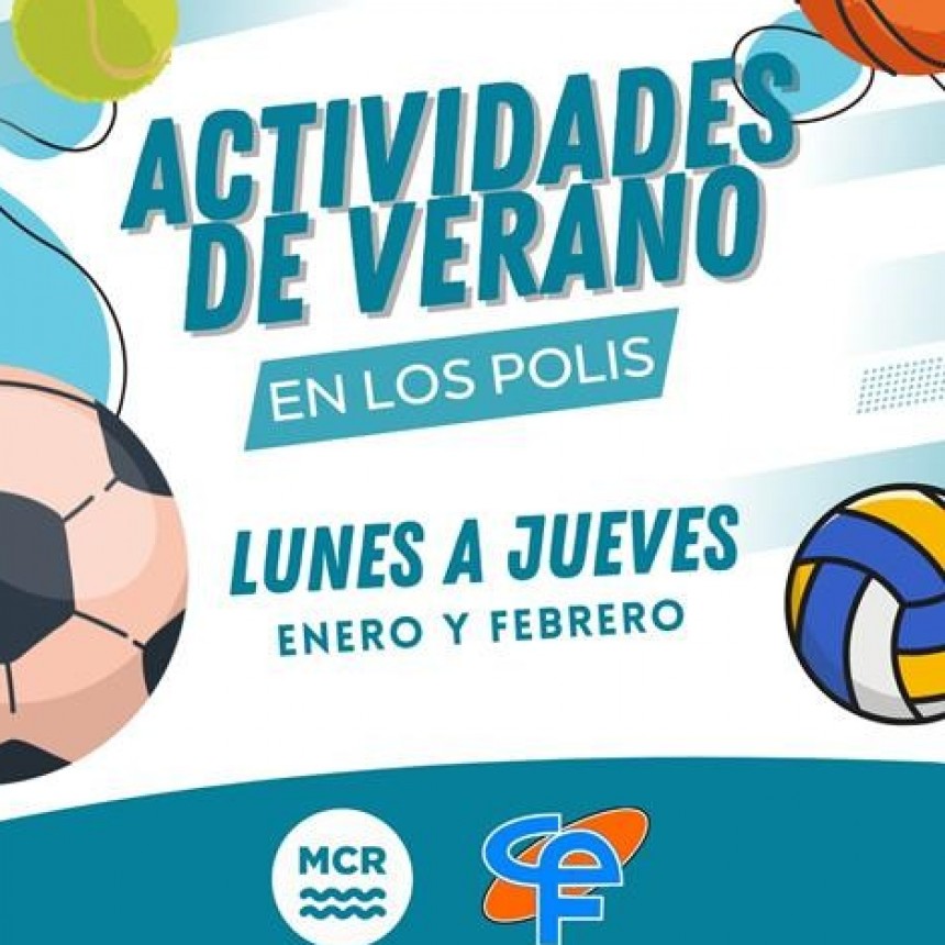 Polideportivos Municipales Actividades deportivas gratuitas durante el verano 