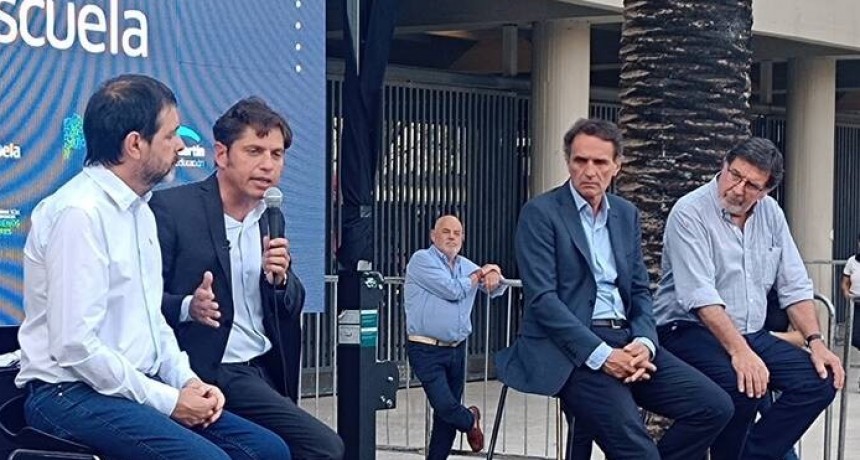 SAN MART&Iacute;N Kicillof particip&oacute; de la presentaci&oacute;n del programa &ldquo;Volv&eacute; a la Escuela&rdquo;