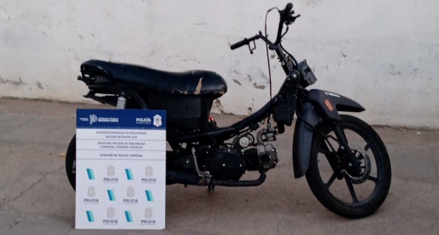 Detenido por robo moto de bahia blanca