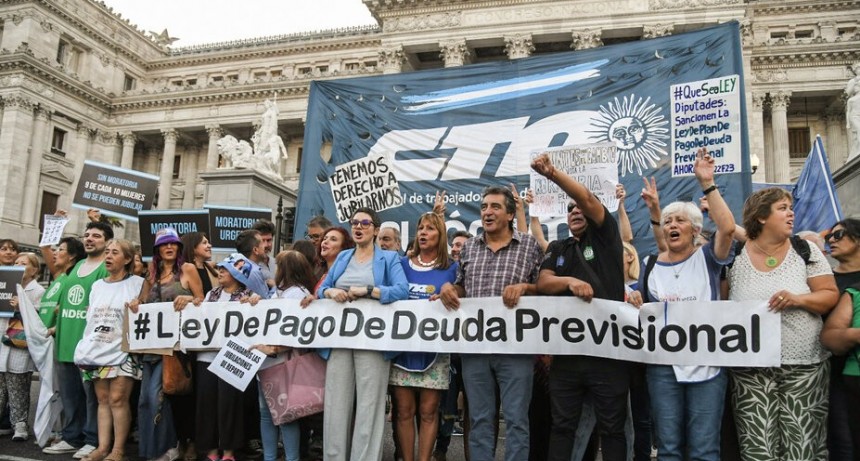 "Sin moratoria previsional no hay justicia social"