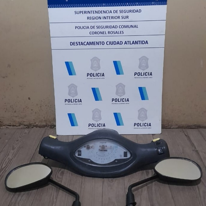 ALLANAMIENTO POSITIVO POR AUTOPARTES DE MOTOS Y ENCONTRARON TV ROBADA