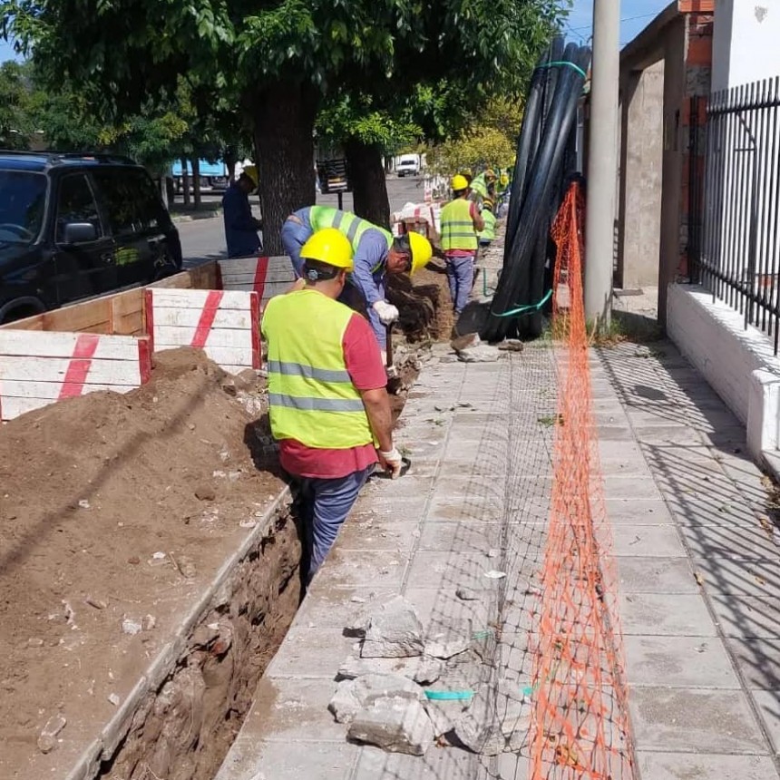  Avanza la obra hist&oacute;rica de Acondicionamiento y Recambio de ca&ntilde;er&iacute;as en Punta Alta.