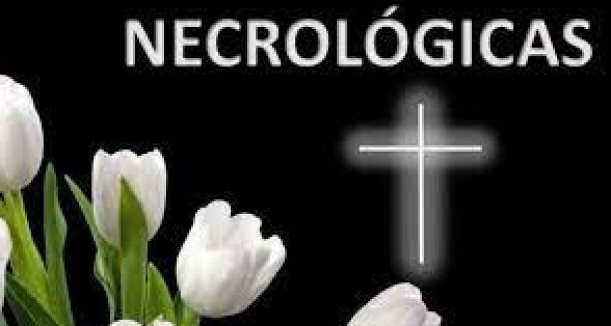 Necrologicas de la semana