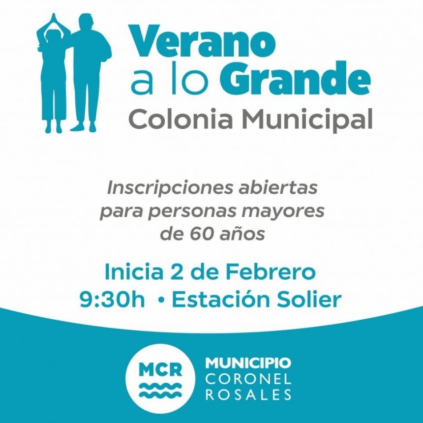 Se encuentran abiertas las inscripciones para la colonia Municipal 