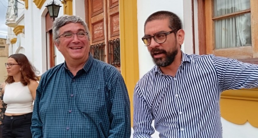 VISITA DEL MINISTRO DE DESARROLLO AGRARIO JAVIER RODRIGUEZ AL DISTRITO