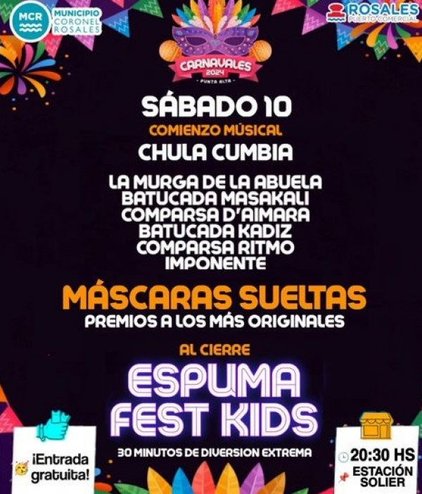 Carnavales 2024 para el finde extra largo en la ciudad