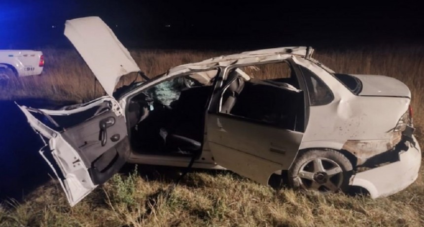 Muere un puntaltense que volc&oacute; cerca de Tres Arroyos