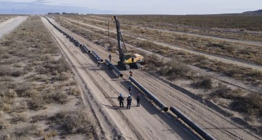 Avanza la construcci&oacute;n de un impresionante oleoducto que llegar&aacute; hasta el Puerto Rosales
