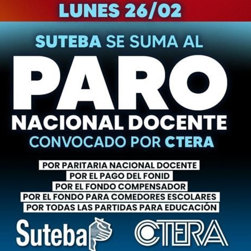 Paro docente antes del inicio de clases