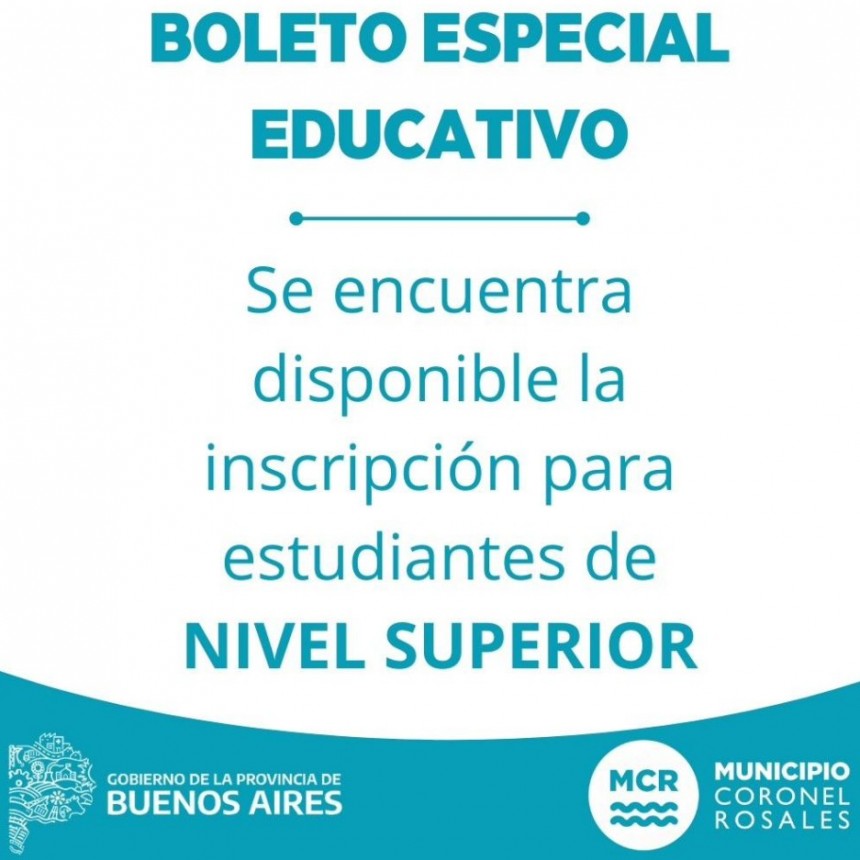 BOLETO ESPECIAL EDUCATIVO