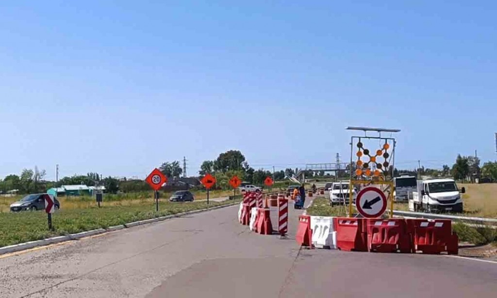 Autovía Bahía-Punta Alta: habilitan un desvío por trabajos de reparación