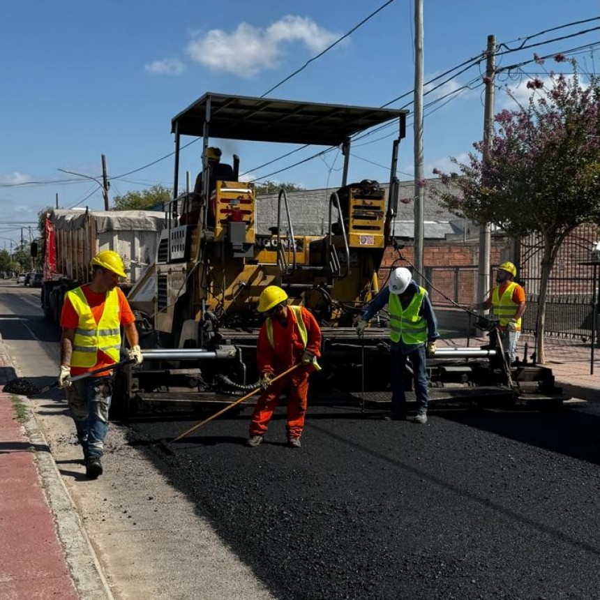 Finalizaron los trabajos de repavimentaci&oacute;n en Pasaje Guti&eacute;rrez y Av. Tucum&aacute;n