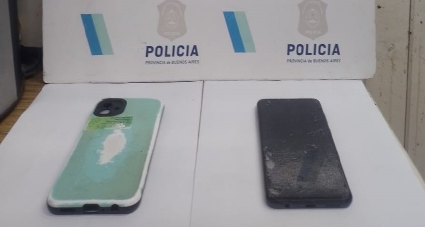 Encuentran celular en allanamiento