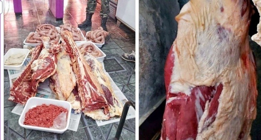 Pedro Luro: Condenan a un carnicero por tener m&aacute;s de 180 kilos de carne proveniente de la faena clandestina