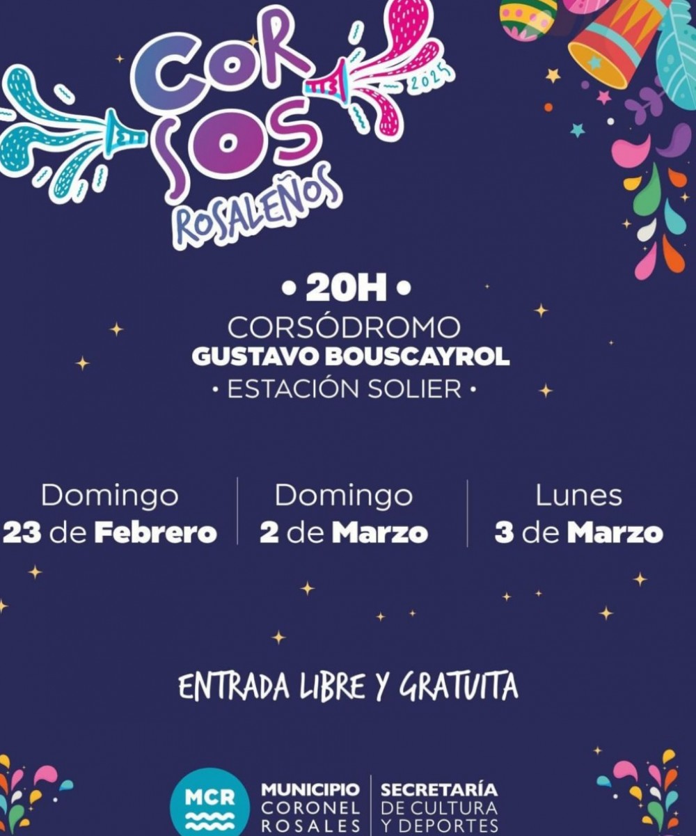 Todo Listo para los Corsos Rosales 2025