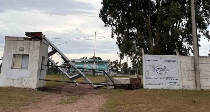 La fuerte tormenta gener&oacute; destrozos y da&ntilde;os en la regi&oacute;n