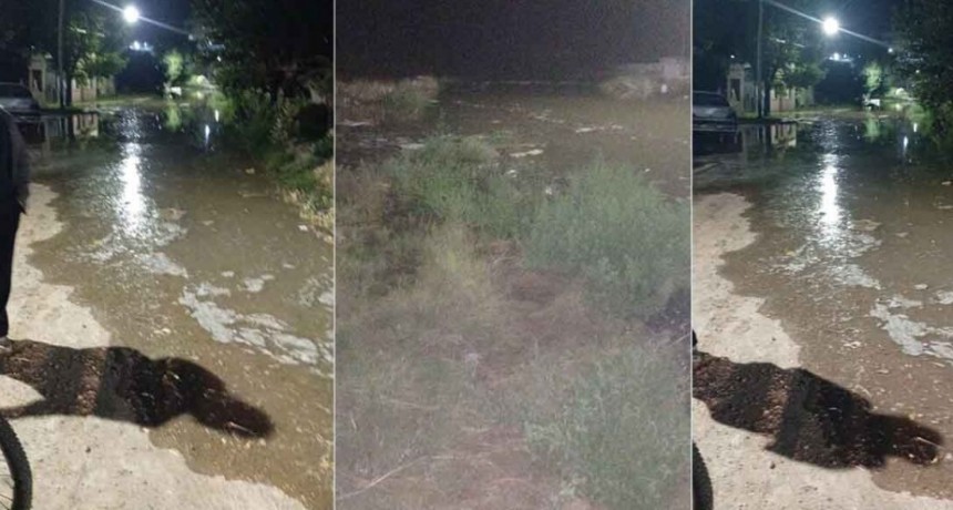 Subi&oacute; la marea en White y Cerri y el agua lleg&oacute; hasta las calles