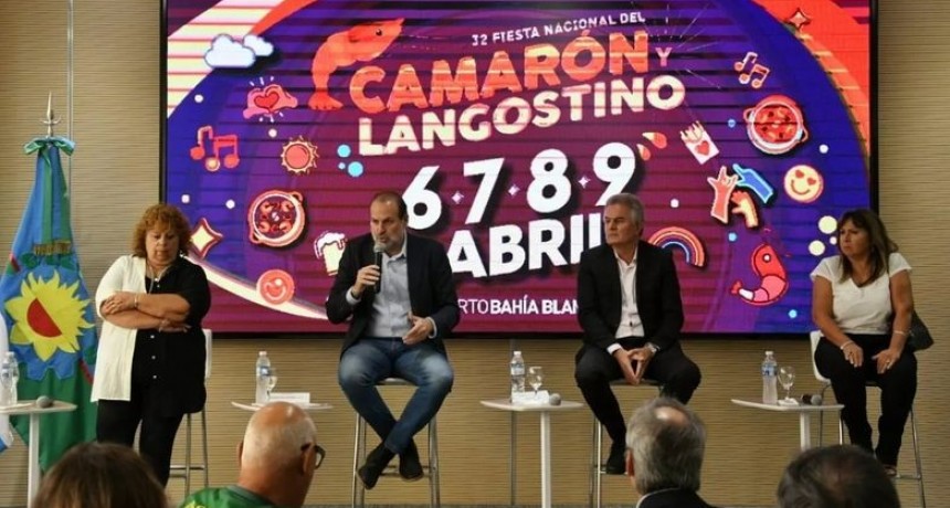 Susbielles y Gay presentaron la Fiesta Nacional del Camar&oacute;n y el Langostino