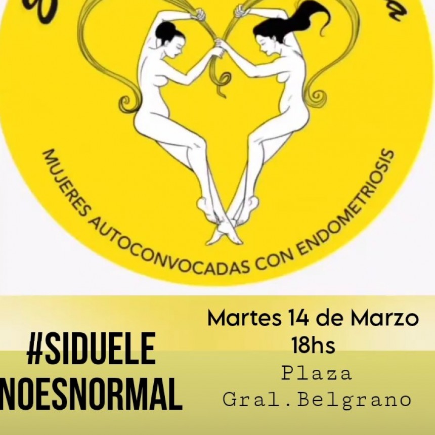 Dia Mundial de la Endometriosis: Concentracion en plaza Belgrano