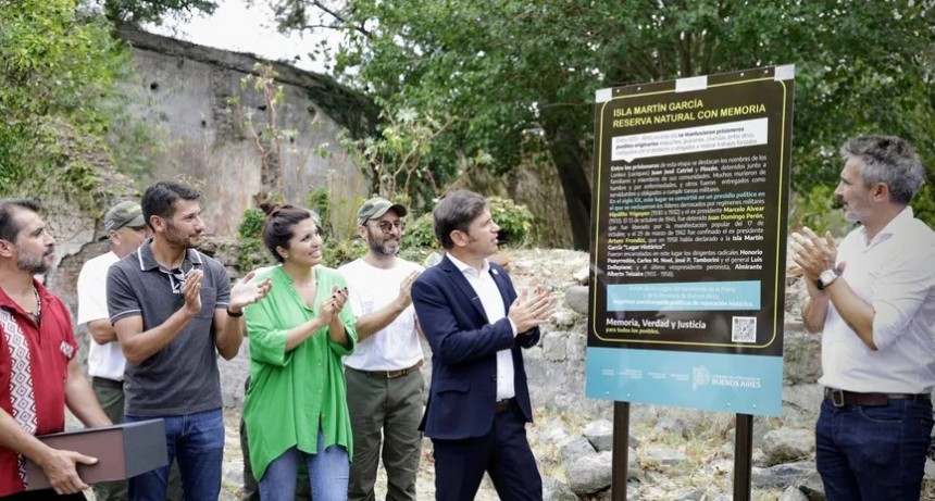 Kicillof inaugur&oacute; una usina y recorri&oacute; el Parque Fotovolt&aacute;ico en la Isla Mart&iacute;n Garc&iacute;a